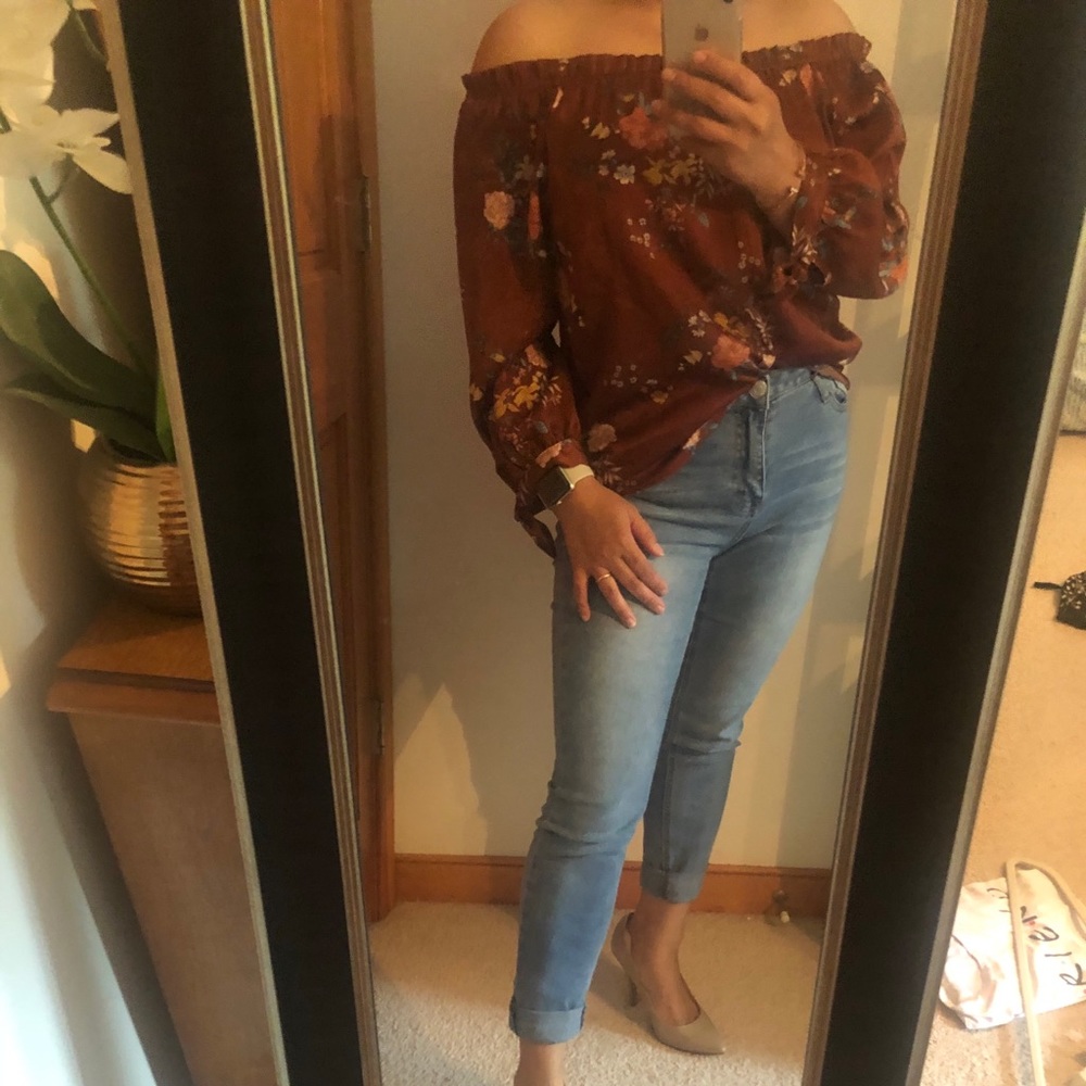 Off shoulder spring summer dress